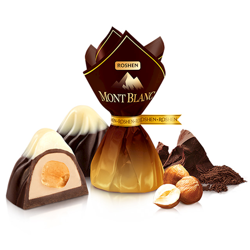 Roshen 106 - Mont Blanc with Whole Hazelnut