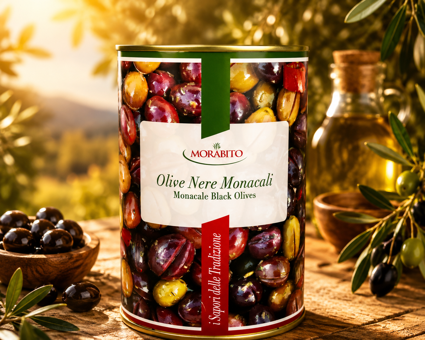201 - Black & Dressed Monacali Olives