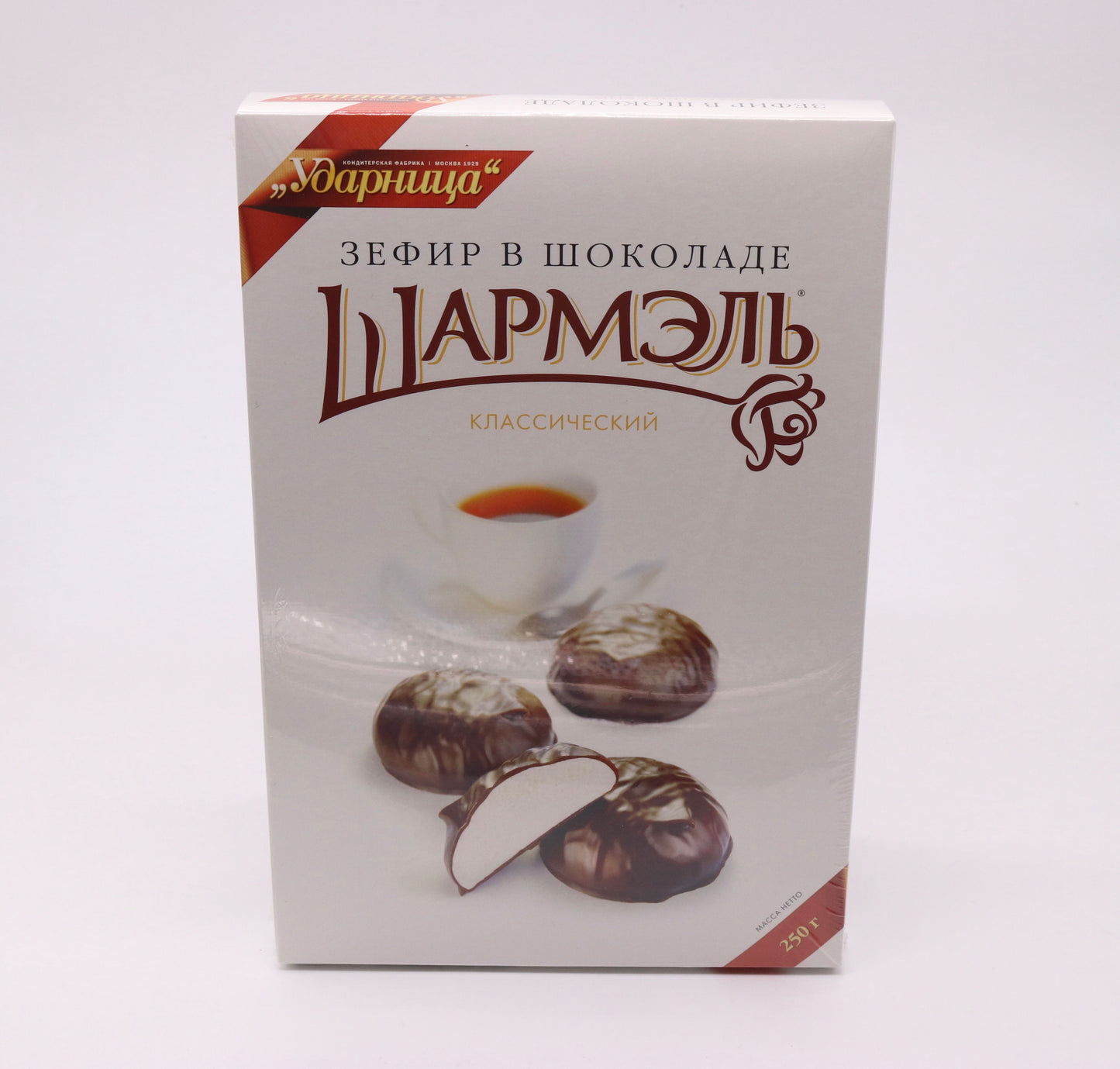 Pobeda 105 - Sharmel Marshmallow/Zefir Classic Chocolate Glazed