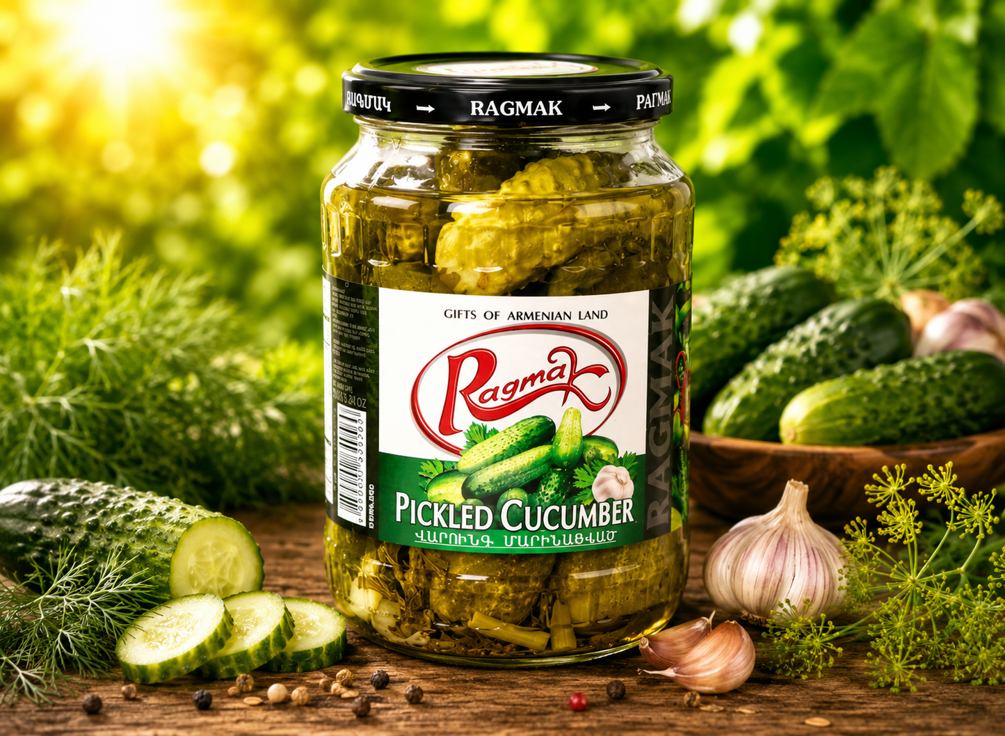 RAG121 - Pickled Cucumber 960g - 6pcs