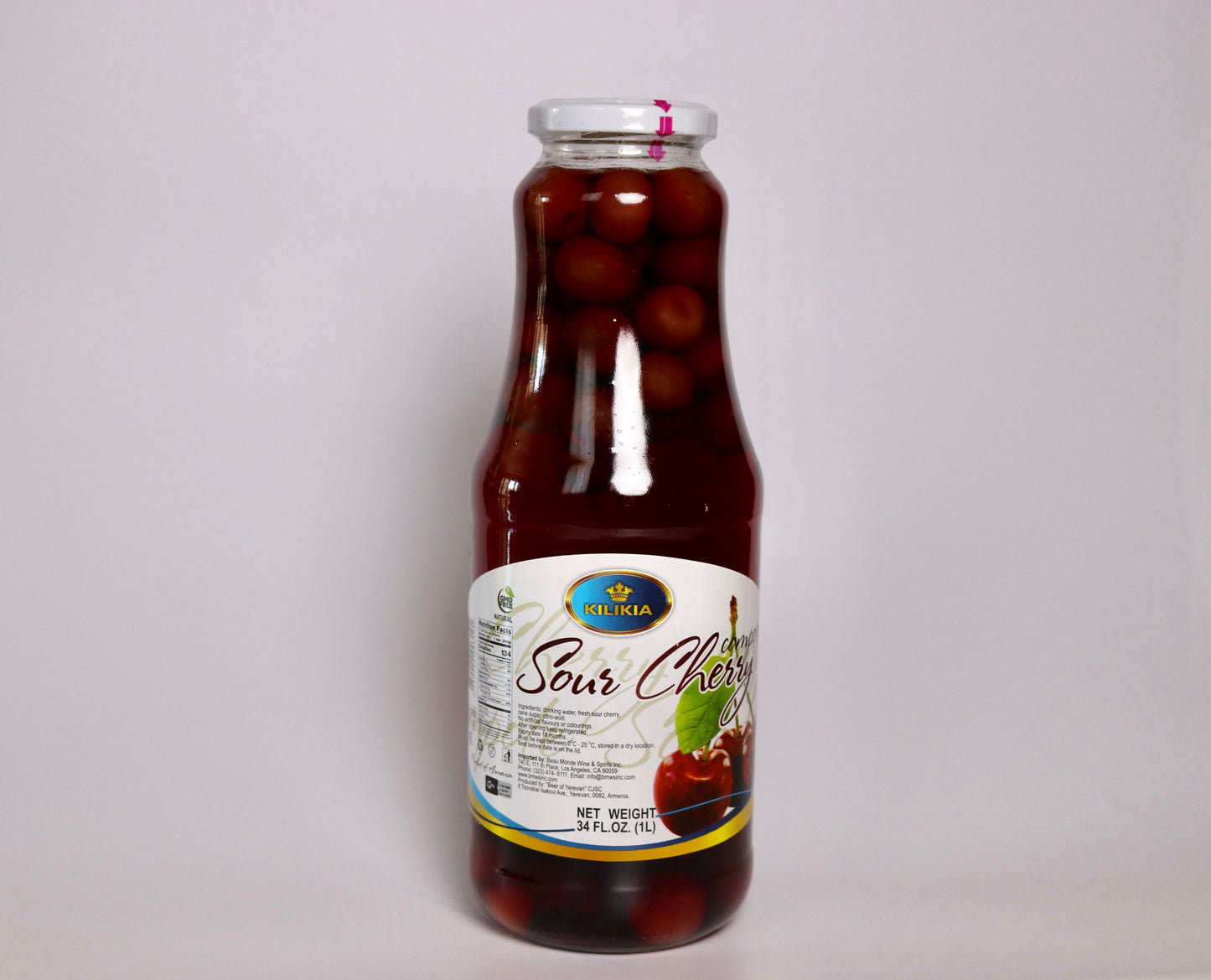 102 Kilikia Sour Cherry Compote - 1L