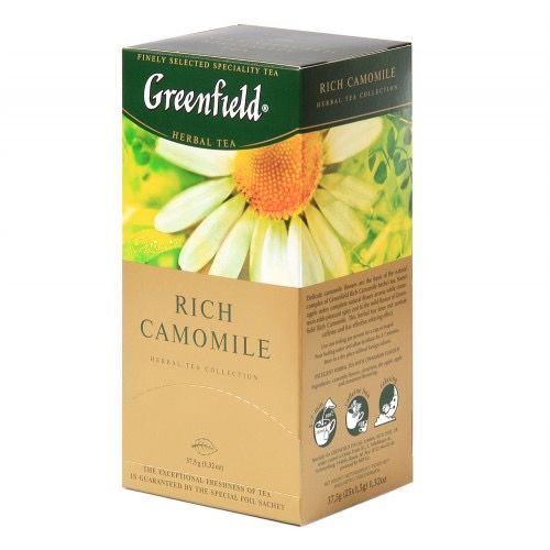 Green107 - Rich Camomile Tea 25 Bags  10 in a case (50g)