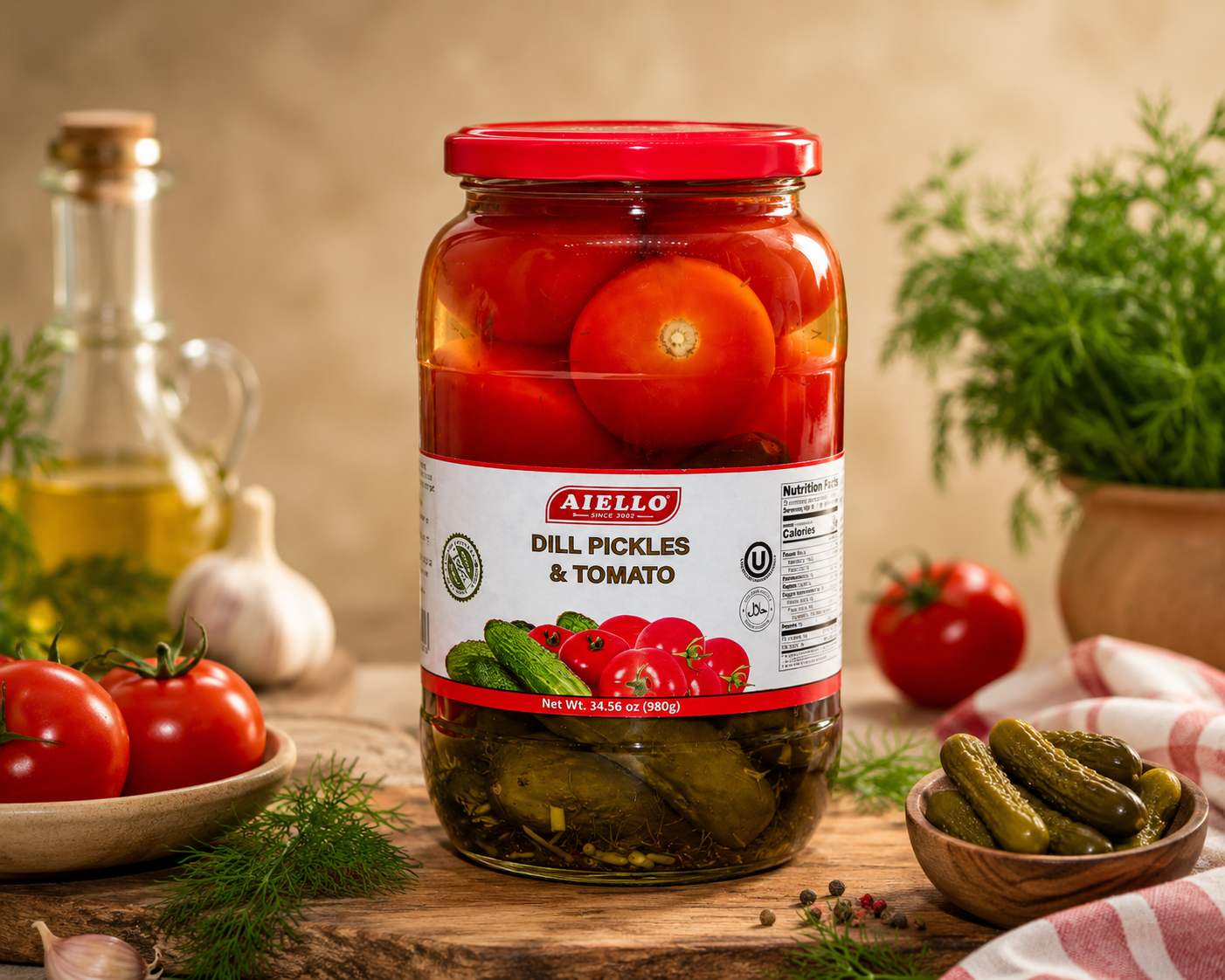 Aiello102 - Dill Pickle and Tomato