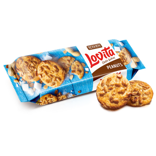 Roshen 117 - Lovita Peanuts Cookies