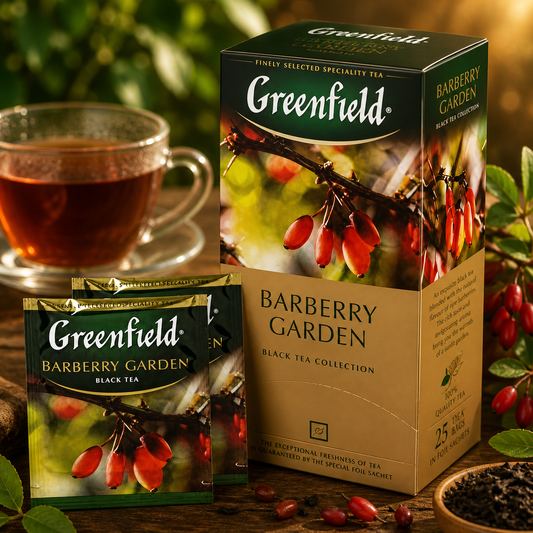 Green104 - Barberry Garden Tea 25 Bags  10 in a case (50g)